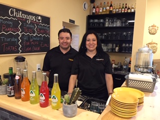 Marlem and Abraham Ramos, co-owners of Chilangos Mexican Restaurant.